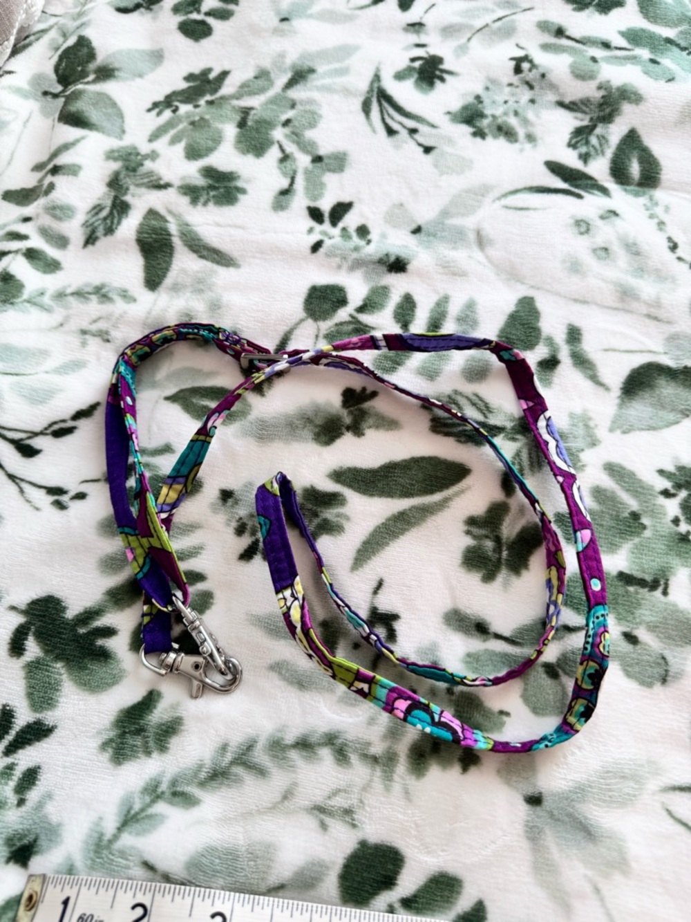 Vera Bradley Purple Teal Floral Crossbody Strap